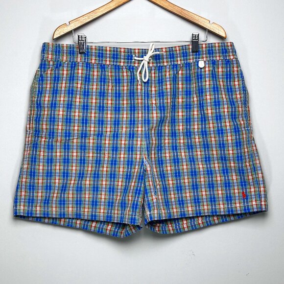 Polo Ralph Lauren Classic Plaid Swim Trunks XL - Picture 1 of 7